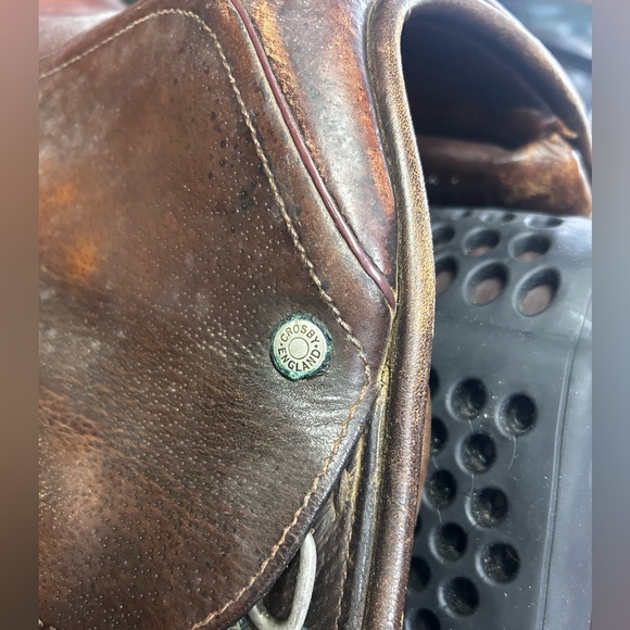 Crosby England Olympic Works Saddle - Picture 4 of 8